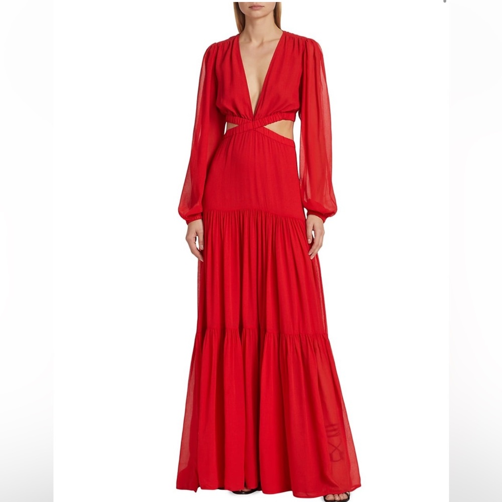 ALC Isabelle Silk Maxi Dress Size 6